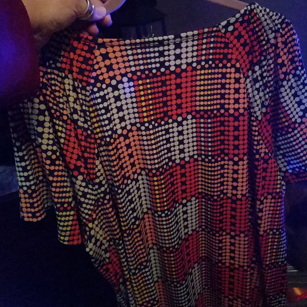 Multicolored patterned blouse - Picture 3 of 3